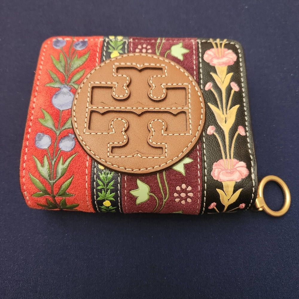 Tory Burch Ribbon Patchwork Bi-Fold Wallet